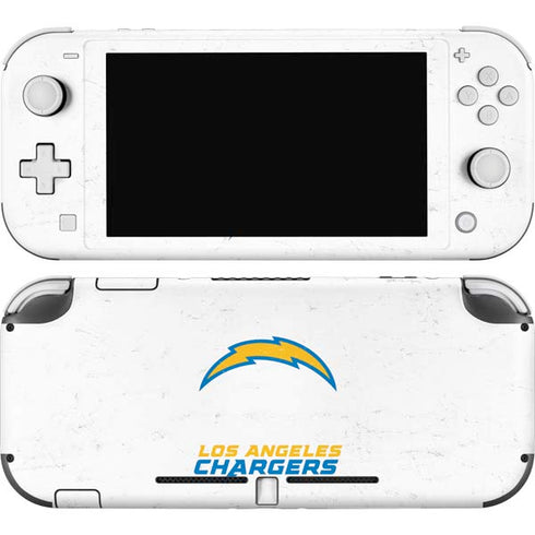 NFL Los Angeles Chargers Distressed Nintendo Switch Lite Skin